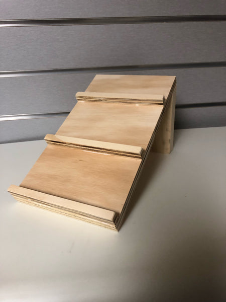 Wood eyewear tray