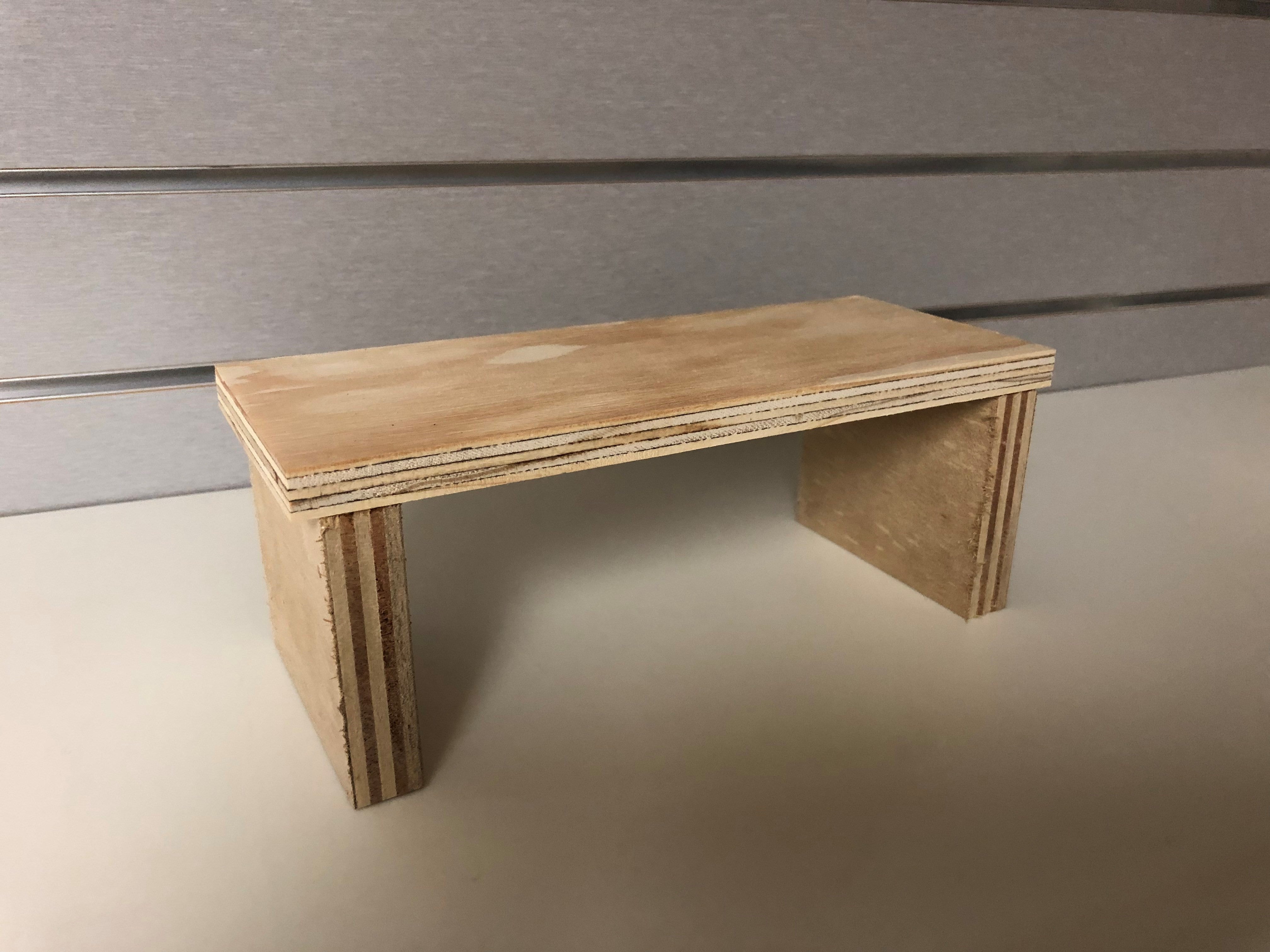 Flat Wood Riser