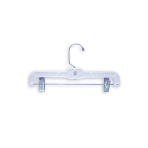 Wholesale Heavy Duty 10 Plastic Skirt & Pant Hangers - Clear