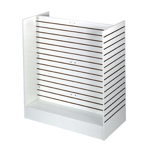 White Slatwall Gondola Unit
