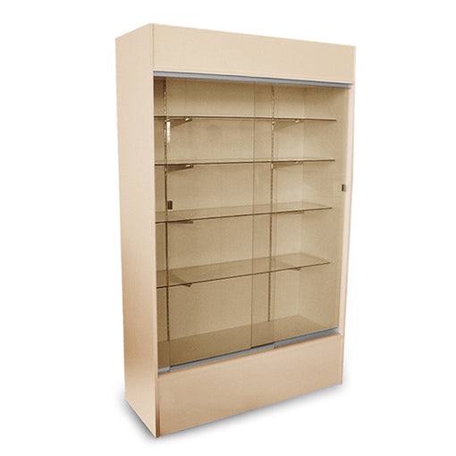 Wall Glass Display Case Maple - 4'
