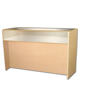 6' Maple Jewelry Display Showcase