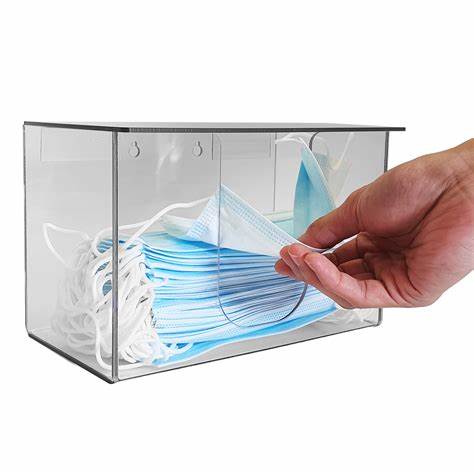 Clear mask dispenser