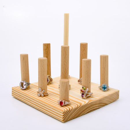 Wood ring display