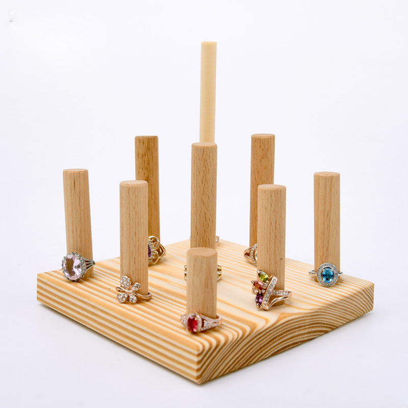 Wood ring display