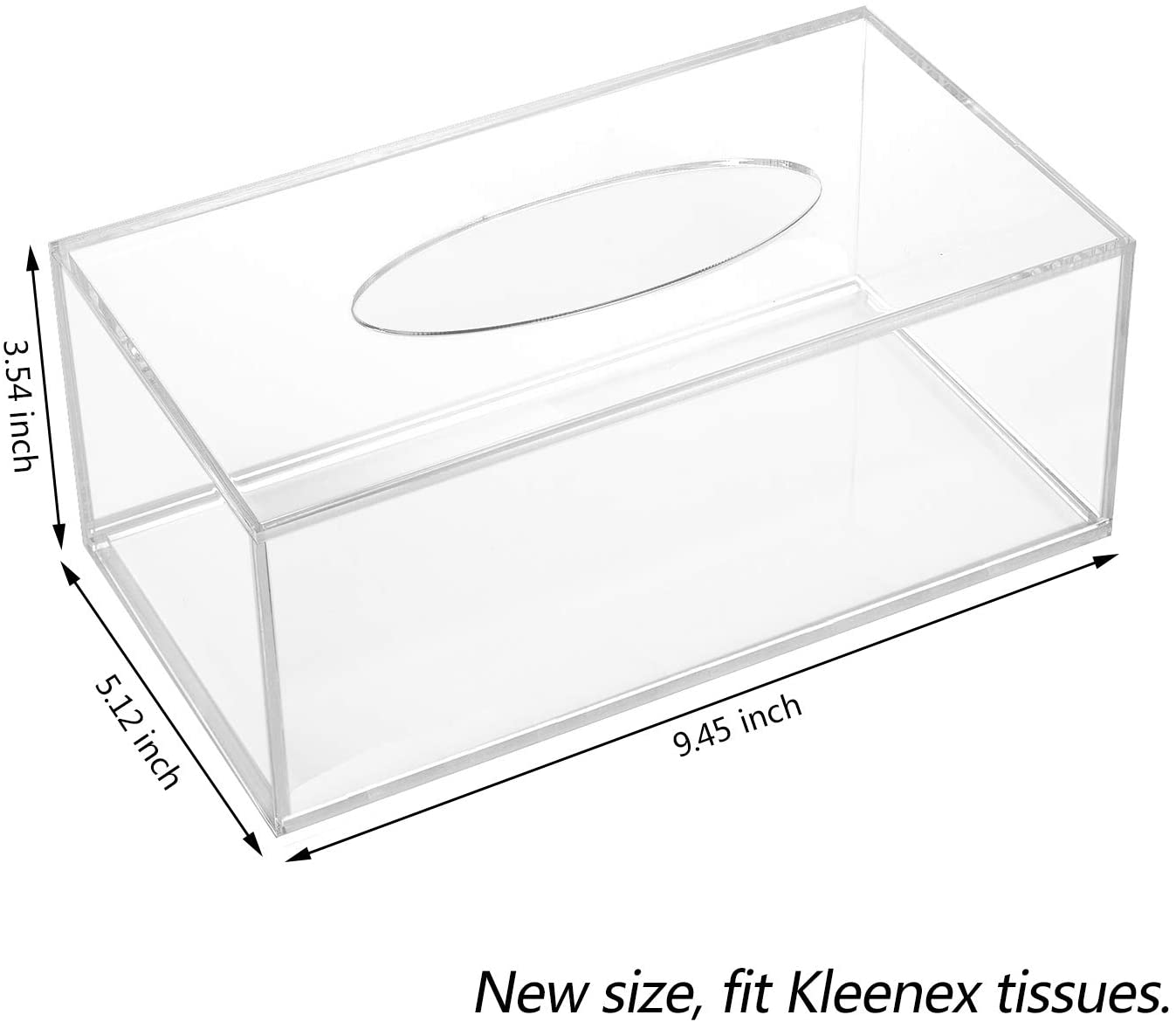 tissue cover dimensions