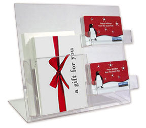 White Gift Card Display